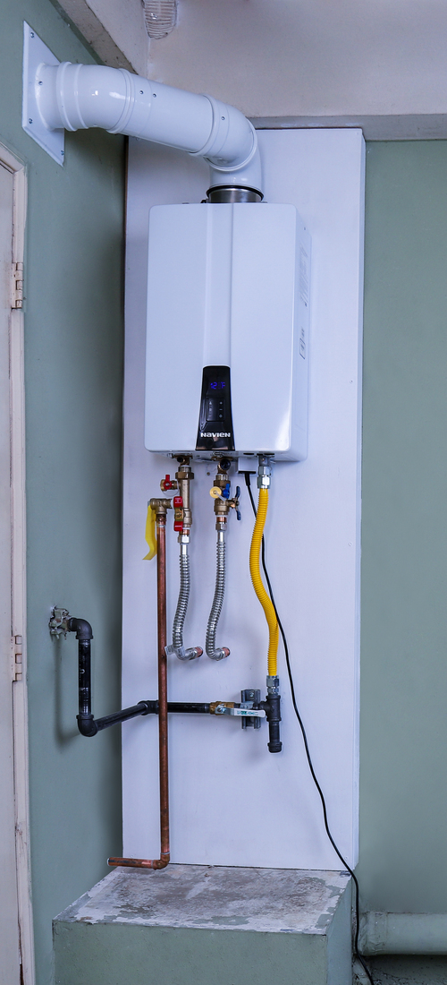 Navien condensing tankless water heater